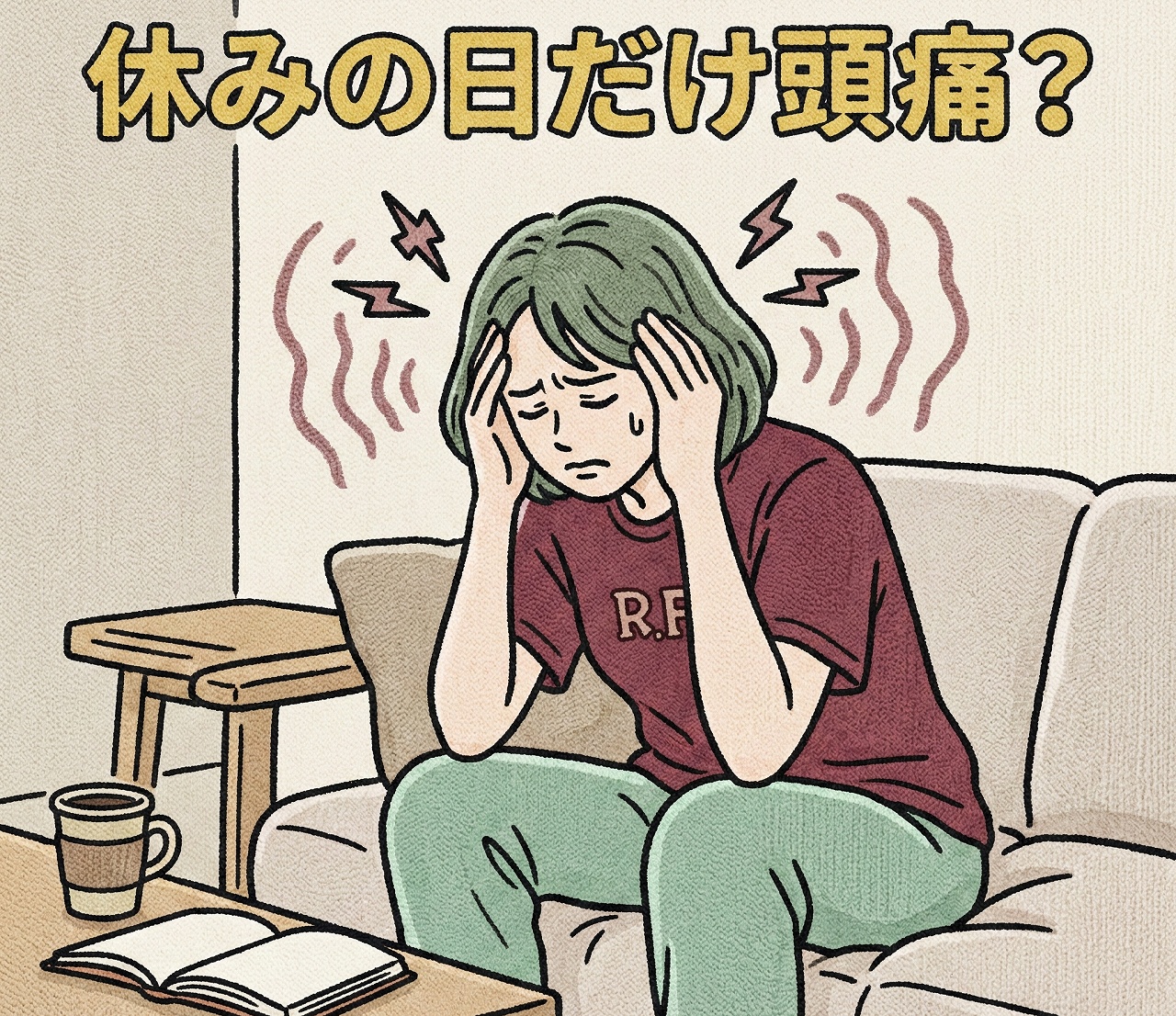 休日の頭痛