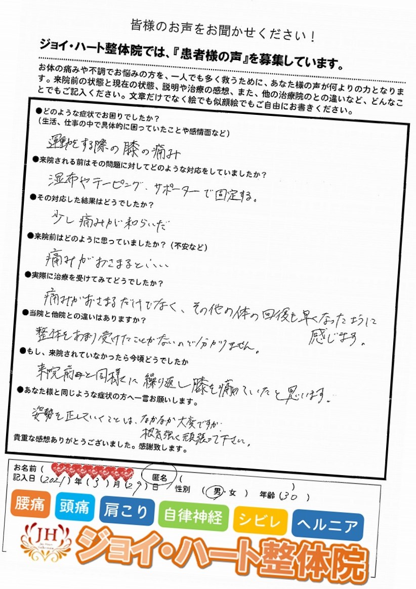 膝痛 膝痛