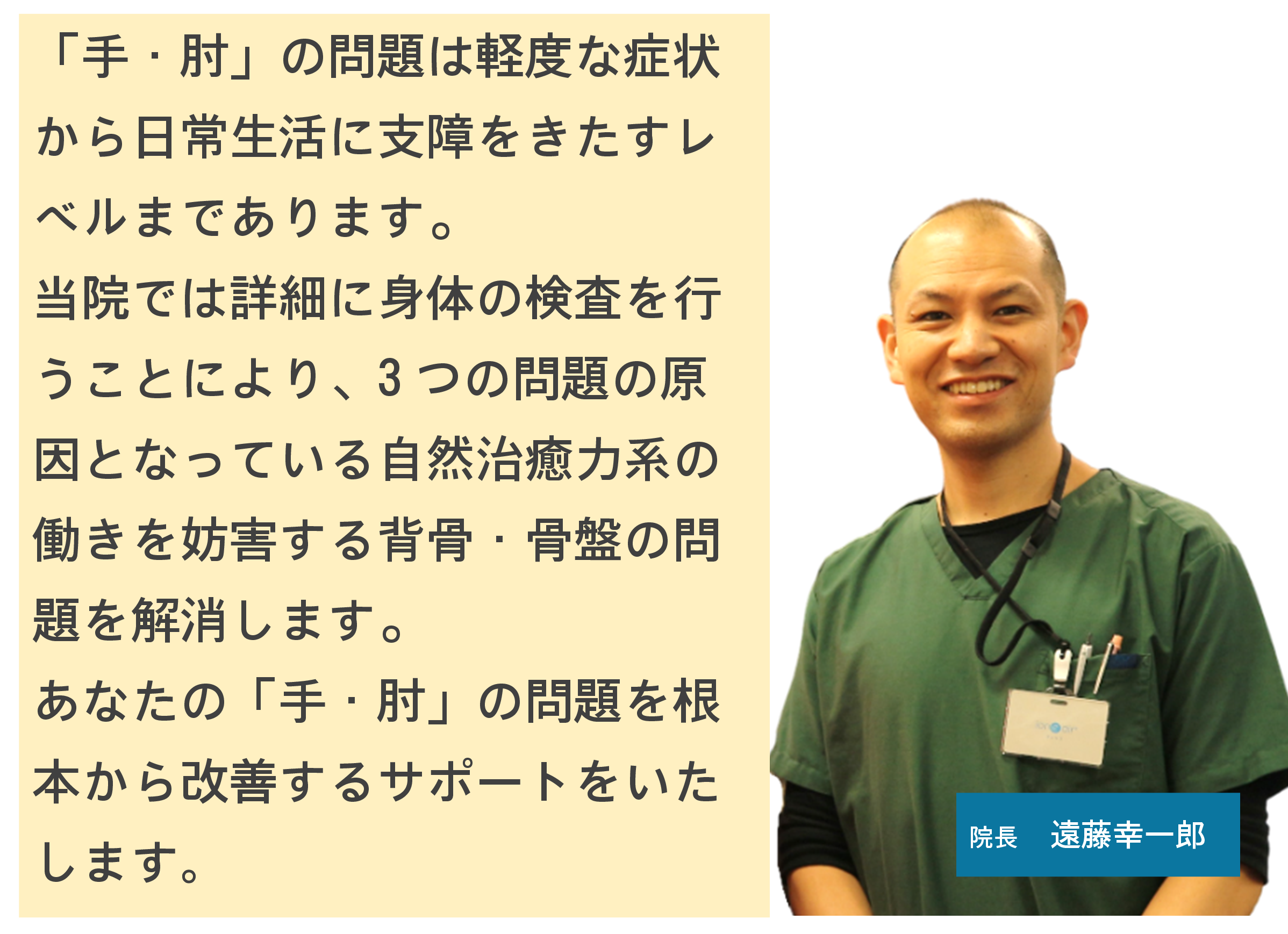 手・肘の症状 手・肘の症状