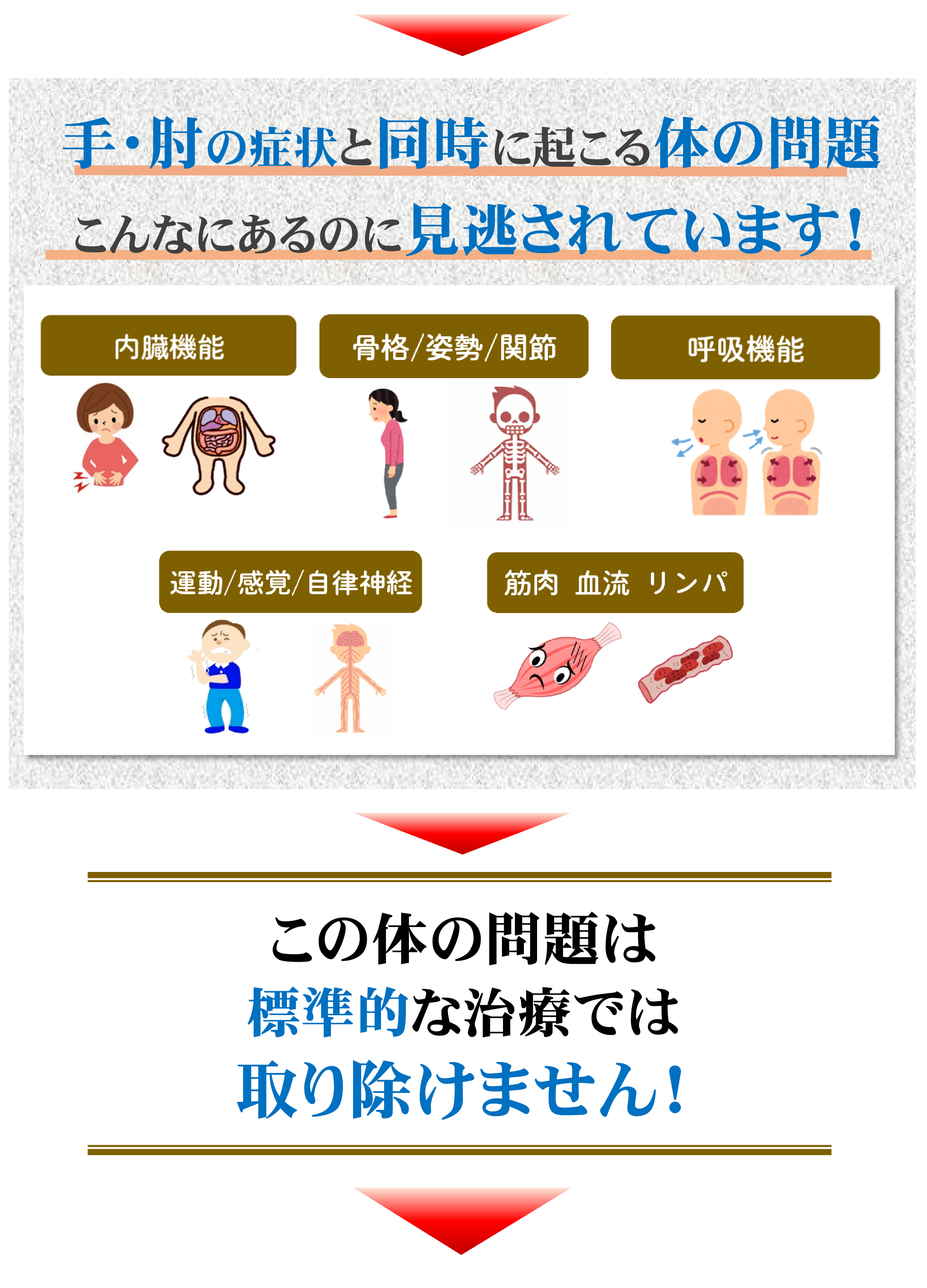 手・肘の症状 手・肘の症状