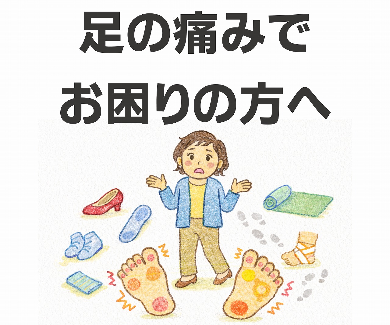 足の痛み　仙台市　ジョイ・ハート整体院