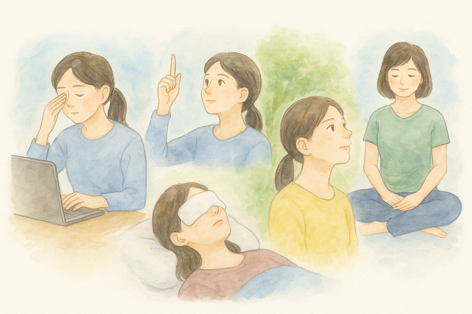 目の疲れ 眼精疲労 目の疲れ 眼精疲労